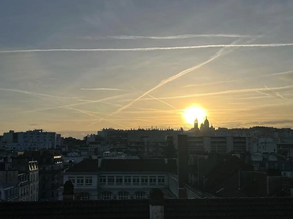 Balcony With View Of Montmartre Apartment Paris