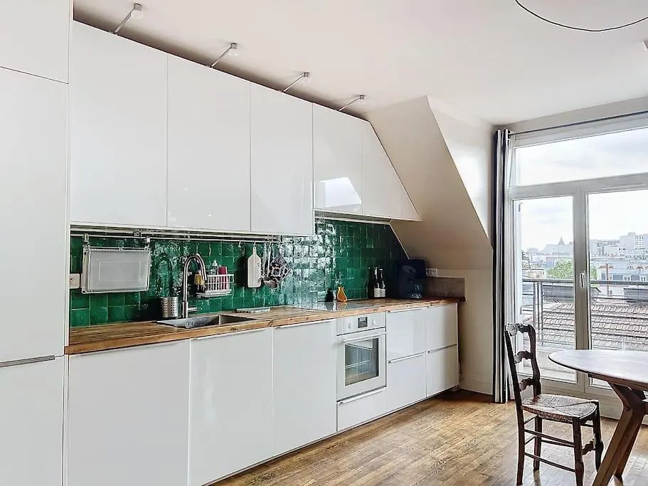 Balcony With View Of Montmartre Apartment Paris