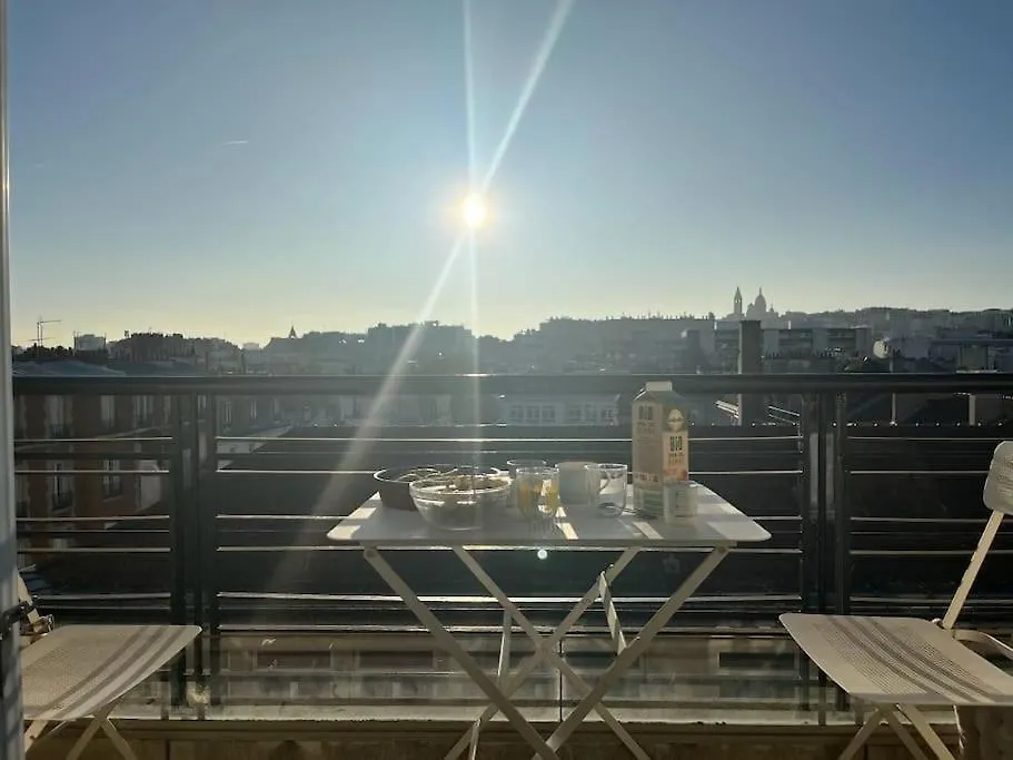 Balcony With View Of Montmartre Apartment Paris