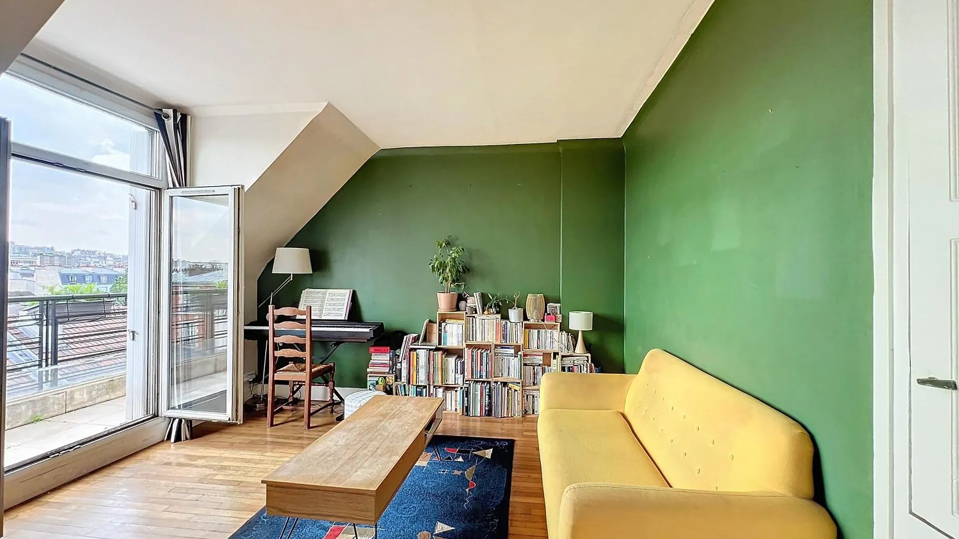 Balcony With View Of Montmartre Apartment Paris