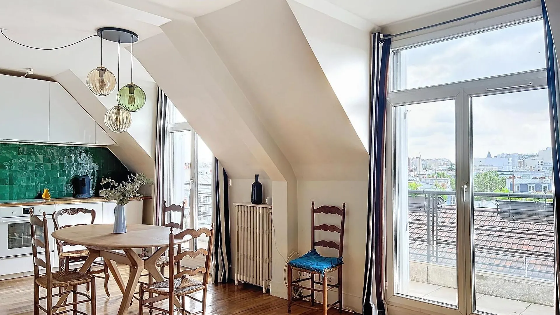 Balcony With View Of Montmartre Apartment Paris