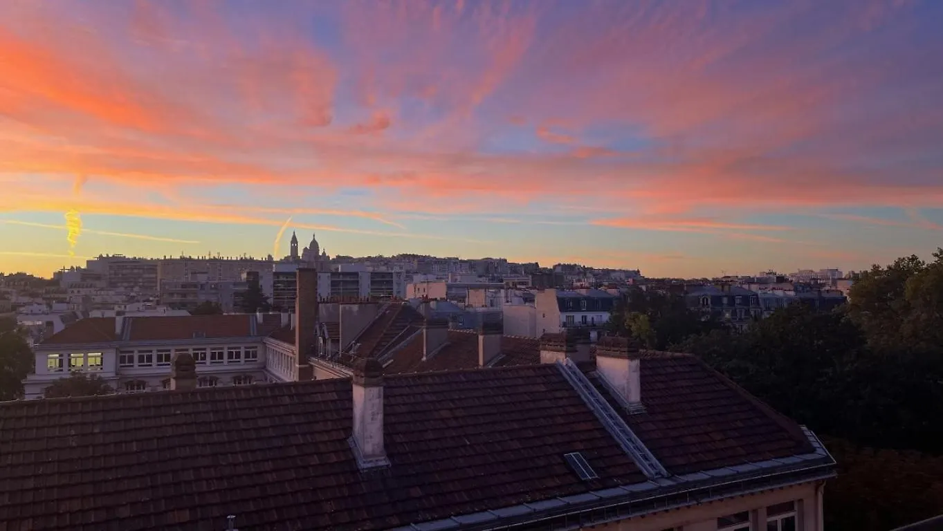 Balcony With View Of Montmartre Apartment Paris